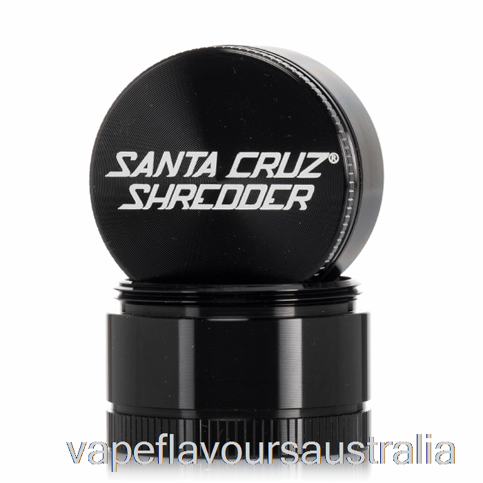 Vape Flavours Australia Santa Cruz Shredder 1.6inch Small 3-Piece Grinder Black (40mm)